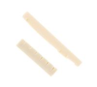SUPVOX Replacement Guitar Nut Saddle Set for Acoustic Folk Guitars Improve Your Play Reliable Support