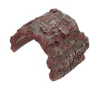 SUPVOX Reptile Cave Hideout Resin Habitat Basking Platform for Turtles Snakes Bearded Dragons and Tortoises Aquarium Terrarium Accessories