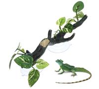 SUPVOX Reptile Climbing Branch for Snake Terrarium Resin Root Vine Decor Aquarium Terrarium Accessories Suitable for Bearded Dragon Frog Tank Decoration