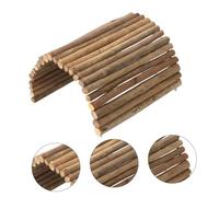 SUPVOX Reptile Climbing Stair for Tortoises Lizards Hiding House Fence Wooden Shelter Pet Playhouse
