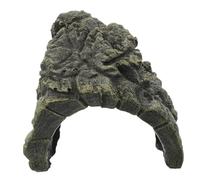 SUPVOX Reptile Habitat Decoration Turtle Hideout Resin Rock Cave Basking Platform for Aquarium Terrarium Lizard Shelter Turtle Basking Rack Reptile Hiding Hut