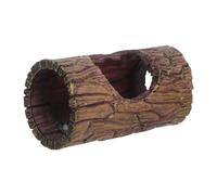 SUPVOX Reptile Hideout Resin Bark Lizard Shelter Suction Cup Reptile Tree Hideout for Gecko Leopard Snake Frog Habitat Terrarium Decor