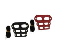 SUPVOX Reptile Lizard Harness Set with Chest Leash, 2pcs Black and Red Soft Traction Rope Without Wing, Adjustable Pet Hauling Cable for Outdoor Walking and Training