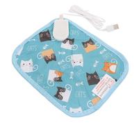 SUPVOX Reptile Pets Heated Mat Reptile Warming Cushion USB Powered Warming Anti-biting Polyester Material 8.65x7.07x0.20in Keep Warm in Cold Winter Pregnant Pets