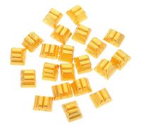 SUPVOX Resin Miniature Bars 20pcs Gold Brick Ornaments Dollhouse Decor Mini House Ornament Miniatures Creative Decorative Craft