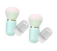 SUPVOX Retractable Capsule Shaped Makeup Brush for Travel, Multifunctional Use with Abs Material, Compact and Cute Blush and Foundation Brush, for Liquid Foundation and Pressed Powder
