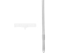SUPVOX Retractable Stainless Steel Handheld Sign Holder Rod with Threaded Slot for Protests Elections and Exhibitions, Multi-function Welcome and Marketing Display Stick for Outdoor Use
