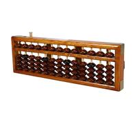 SUPVOX Retro 13-Column Chinese Abacus Portable Counting Tool for Kids and Adults Learning Arithmetic and Calculating