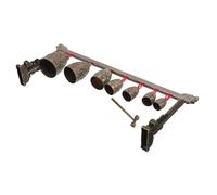 SUPVOX Retro Chinese Chime Instrument Zinc Alloy Antique Bells Percussion Musical Ornament with Clear Resonance for Home Office Decor Gift