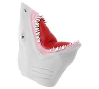 SUPVOX Reusable Cute Shark Hand Puppet for Interactive Animal for Storytelling and Roleplay Easy to Use Tpr Grey Sea Creature Puppet for Imaginative Play and Party Fun