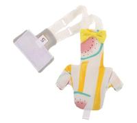 SUPVOX Reusable Diaper with Fruit Pattern for Parakeets Cockatiels Pigeons Small Flight Birds Washable Parrot Nappy Clothes and Hygiene