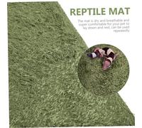 SUPVOX Reusable Reptile Terrarium Mat Fake Moss Carpet for Snake Bedding Tortoise Insulation Non Dusty Pet Carpet Suitable for Lizards Turtles and Amphibians
