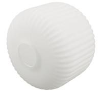 SUPVOX Ribbed Glass Lamp Shade E26 E27 with Classic White Colour, Low Maintenance and Glare-Free Illumination, Suitable for Table Lamps and Ceiling Lights in Gatherings and Coffee Shops