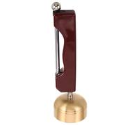 SUPVOX Ritual Bell Spiritual Tool Handheld Bell for Home Altar Outdoor Worship Chinese Temple Instrument Wooden Handle