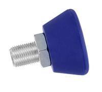 SUPVOX Roller Skate Toe Stopper Blue Rubber Brake Plug 5/8 Inch Adjustable Bolt Skate Accessory Compatible with Inline for Safe Stopping