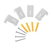 SUPVOX Roman Blind Fixing Brackets 4Pcs Metal Clips for Top and Side Mounting Suitable for Roller Shade Installation in Tight Spaces