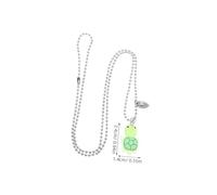 SUPVOX Romantic Couples Turtle Pendant Necklace with Heart Magnetic Clasp, Glow in the Dark Matching His Hers Necklaces for Valentine’S Day, Friendship Jewelry