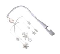 SUPVOX Rotating Crib Mobile with Music Bell Black White Cartoon Hanging Cot Soft Cloth Material for Newborns Educational Nursery Decor for Hand-Eye Coordination Development