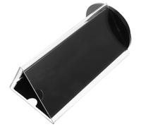 SUPVOX Rotating Restaurant Menu Display Stand 10x18.5cm Plastic Tabletop Sign Holder for Weddings Office Marketing and Food Service Use