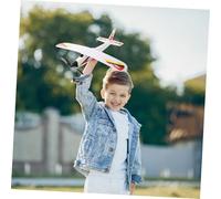 SUPVOX Rubber Band Powered Plane Glider for Outdoor Play Easy Assembly Foam Airplane Model with Up Second Flight Random Style DIY Flying Aircraft for Party Favors