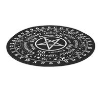 SUPVOX Rubber Divination Pendulum Board Mat Pentacle Spirit Design Decorative Tarot Message Board for Spiritual Use and Home Office