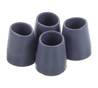 SUPVOX Rubber Replacement Feet Covers Non-Slip Rubber Tips 4pcs with Firm Grip on Wet Surfaces for Shower Chair and Cane Suitable for Commode Chair, Bathroom Safety Equipment