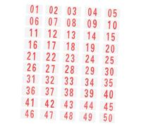 SUPVOX Running Number Bibs with Metal Pins for Sports Races Polyester Race Bibs for Athletic Competitions Portable and Practical Number Cloth for School Events