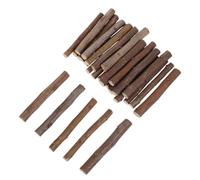 SUPVOX Rustic Mini Wooden Craft Sticks for DIY Crafts and Home Decor, Round Natural Wood Twigs 8cm Length 8-10mm Diameter, 100g Pack for Farmhouse Centerpiece and Birthday Table