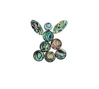 SUPVOX Saxophone Accessories 9pcs Set Sax Buttons Abalone Shell Inlays for Sax Ergonomic Finger Pads