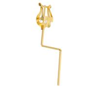 SUPVOX Saxophone Lyre Clamp Music Sheet Holder Metal Vertical Music Stand for Alto Sax Portable Secure Clamping System for Marching Bands Outdoor Performances Fits Wind Instruments
