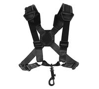 SUPVOX Saxophone Shoulder Strap Comfortable Adjustable Double Shoulder Harness for Alto Tenor Soprano Sax Durable Material for Easy Playing