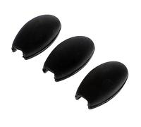 SUPVOX Saxophone Side Key Protectors Sax Palm Button Covers Black 3pcs Set Sax Key Supplies Saxophone Protection