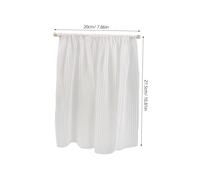 SUPVOX Scale Sheer Decorative Drapes for Tiny Homes Small Windows Authentic Mini Window Coverings with Light-enhancing Patterned Easy to Install Dollhouse Accessories