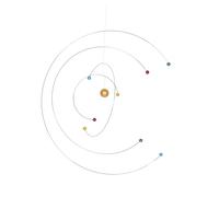 SUPVOX Science Atom Hanging Mobile Planet Model for Classroom and Nursery, Balanced Dynamic Pendant Space Decor, Physics Astronomy Mobile for Boys and Girls and Adults