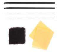 SUPVOX Science Experiment Kit 2 Sets of Acrylic and Rubber Sticks Cloth and Fur Electrostatic and Friction Electricity Experiments Versatile and User-friendly Materials Random Color