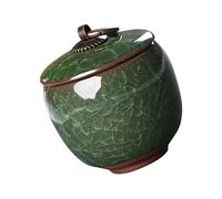 SUPVOX Sealed Pet Urn Ceramic Ashes Tank for Dogs and Cats High Grade Bone Ash Container Smooth Craftsmanship Keepsake Jar for Lasting Memorial Portable Green Pet Cremation Holder