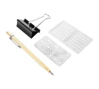 SUPVOX Seed Phrase Metal Plate Set for Crypto Backup - Fireproof, Waterproof Stainless Steel Board with 24-word Capacity - Secure Hardware Wallet Backup Organizer in Silver