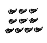 SUPVOX Self Adhesive Guitar Pickguard Scratch Plate 10Pcs PVC Stickers for Acoustic Guitar Suitable for Strumming and Performance