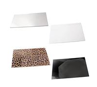 SUPVOX Self-adhesive Leopard Print Pickguard Sheet Blank Acoustic Guitar Scratch Plate Material Non-deformable Easy to Install Heat-resistant Diy Guitar Accessory