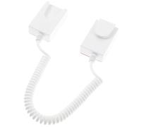 SUPVOX Self-adhesive Remote Control Tether, Retractable Cable Holder with Square Base - No Drill, No Loss for Tv/conditioner/gaming Remotes, Home & Office