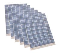 SUPVOX Self-Adhesive Solar Panel Stickers for Architecture Models Photovoltaic Decals for Model House Roofs Diorama Street Scenes Sand Tables and DIY Crafts 6 Sheets