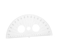 SUPVOX Semicircle 180 Degree Protractor for Math Lesson, Multi-Function Drafting Ruler, Student Angle Measurement Tool Stationery for Geometry and Technical Drawing