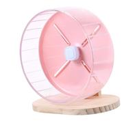 SUPVOX Silent Hamster Wheel with Base Compact Exercise Wheel for Hedgehogs Mice Pets Stable Entertaining Hamster Accessory for Stress Relief and Fun