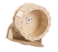SUPVOX Silent Wooden Hamster Exercise Wheel with Cloud Stand Mute Running Wheel for Small Pets Like Hamsters Mice Hedgehogs Safe for Stress Relief and Healthy Activity
