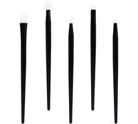 SUPVOX Silicone Eyeshadow Brush and Lip Makeup Applicators with Aluminium Tube and Abs Handle for Even Application, Suitable for Daily and Professional Use