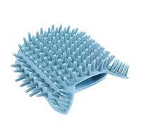 SUPVOX Silicone Massage Brush for Cat Grooming Wall Corner Self-scratching Brush Pet Spa Massage Tool Dry Wet Use Removes Loose Fur