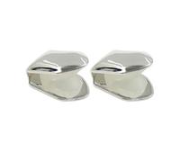 SUPVOX Silver Hip Hop Brace 2Pcs Silver Plated Small Single Caps Hip Hop Fangs Caps