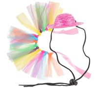 SUPVOX Small Animal Costume Hat and Tutu Skirt Set for Hamsters Guinea Pigs Rabbits Chinchillas Hedgehogs, Pet Cosplay Dress Red Hood and Skirt, Photo Prop for Small Pet Supplies