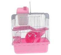 SUPVOX Small Castle Double Layer Hamster Cage Luxury Pet Hideaway Nest for Hamsters Hedgehogs Dwarf Rodents Cozy Compact Lightweight Small Animal Home