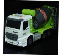 SUPVOX Small Engineering Mixer Truck with Music and Light Educational Construction Vehicle for Plastic Model Car Birthday Hand Muscle Development and Parent Play Random Color